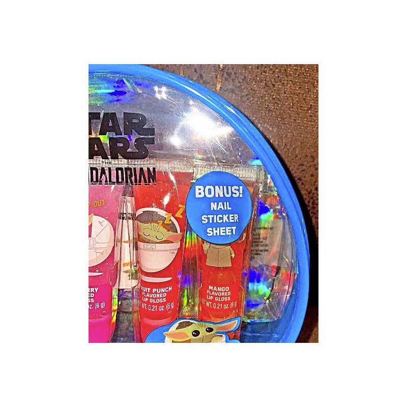 ✨ Star Wars Mandalorian 4 Lip Gloss + BONUS Nail