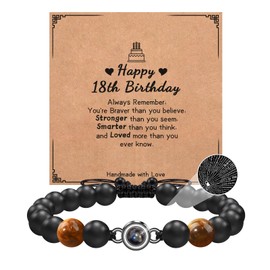 GBTBYS Happy 18th Birthday Bracelet for Him, 18 Year Old Birthday Gifts for Teens Son Grandson Nephew Brother