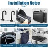 Feiezade 2 in 1 Comapct Steering Wheel Desk Headrest Tray