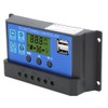 Solar Panel Controller LCD Display Battery Charge Control Dual USB