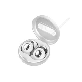 CHACHA Earplugs for Sleeping, 25dB Noise Cancelling Reduction, Soft Silicone Earplugs for Travel, Concert, Focus, Must-Have Travel Essentials for Hearing Protection, White, L