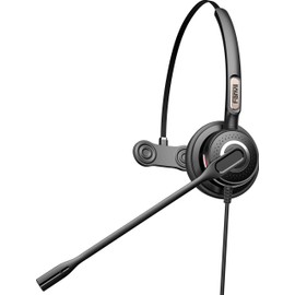 Fanvil HT201 - Auriculares monoaurales con micrófono con cancelación de ruido