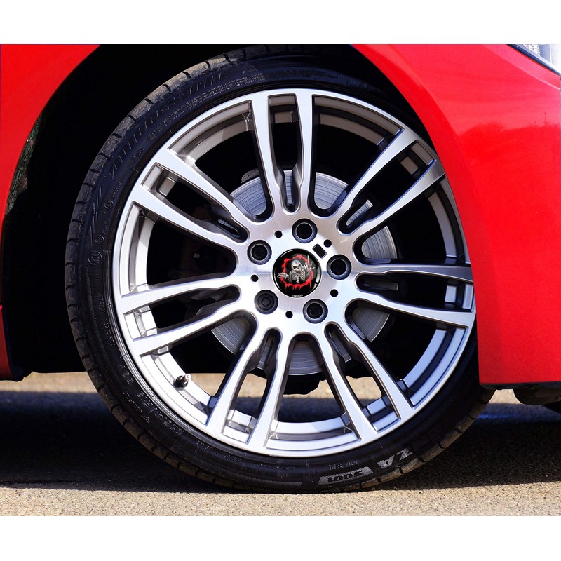 60mm 3D Stickers Wheel Center Hub Caps Cover A 2660