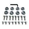Ballistic Jester 814 Silver Bolt Kit 8 PCS Kit with