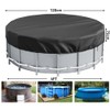 4 Ft Round 210D Waterproof Above Ground Pool Cover with