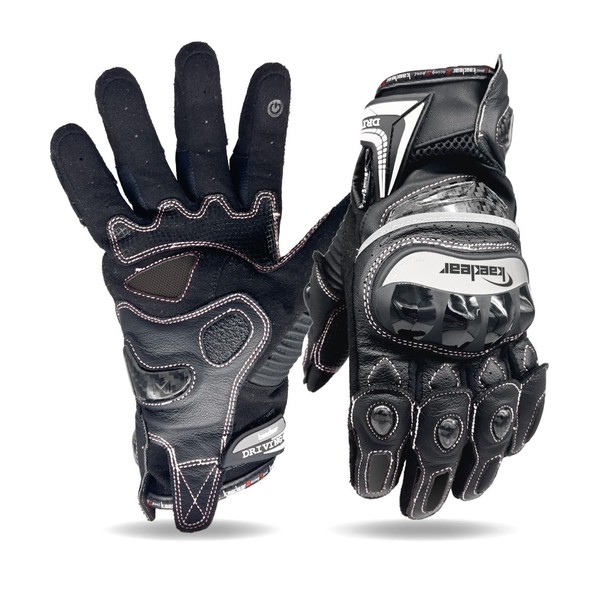 Kaedear KDR-MX-GL6 Motorcycle Gloves, Spring, Summer, Autumn, Mesh, Genuine Leather,
