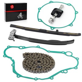 MOTO1988 Cam Timing Chain & Guides & Tensioner w/Gasket Compatible with Yamaha WR450F YZ450F YFZ450 YFZ450R YFZ450X 2003-2011