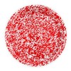Enamelware Large Round Tray, 20.5 inch, Red/White Splatter