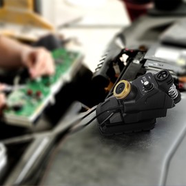 WEP 937D-I 2 Cordless Soldering Iron Kit Compatible with Makita 20V/18V Battery, with Integrated Iron Holder, Digital Display, 6 Soldering Tips, Adjustable Temperature, Auto Sleep & Shutdown