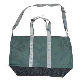 Victoria’s Secret Pink Victoria Secret PINK Weekender Tote Duffel Bag Huge Green & Gray Logo Bag