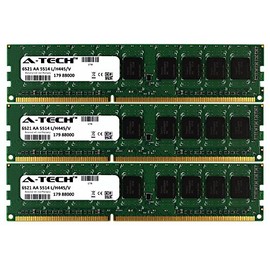 A-Tech 12GB KIT (3 x 4 GB) for HP-Compaq Z Workstation Series Z400 (6 DIMM Slots). DIMM DDR3 ECC Unbuffered PC3-10600E 1333MHz Server Ram Memory. Genuine Brand