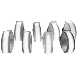 SZJMAO 8 Pack LED Bracelets Light Up Wristbands,Glow Flashing Wristbands Glow in The Dark Party Supplies for Party, Festivals, Sports, Camping,Night Events (White)