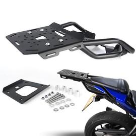 Xitomer Luggage Rack Compatible with YZF-R3 2015-2025, YZF R25 2014-2024, MT-25 MT 03 2015-2025 Rear Rack Motorcycle Carrier Enduro Cargo Rack