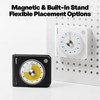 60-Minute Visual Timer, Magnetic Countdown Time Timers, Black