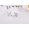 BTS Style THE WINGS Floral Pattern Motif Earrings Binaural Accessories
