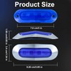 PSDRIQQ 20Pack 3.7 Inch 4 LED Marine Boat Interior Lights,