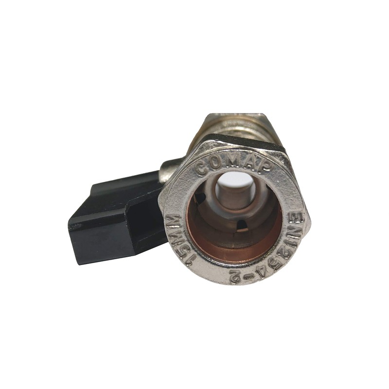 15mm Lever Operated Chrome Isolation Valve CxC