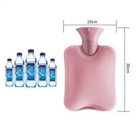 Warm water pack, water heater, winter heating cost saving item, 2000ML gift for parents, hot water pack, compress pack, knit pink 2000ml