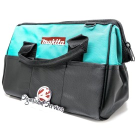 MAKITA Contractor Tool Bag Storage Case Outside Pockets 14” x 11” x 9” Strap