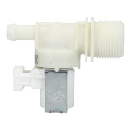 LUTH Premium Profi Parts Solenoid Valve Single 180° 10.5 mm Diameter Compatible with Miele 4971731 4971730 for Washing Machine