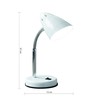 Premier Housewares Desk Lamp LED Reading / Study / Table