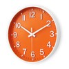 HZDHCLH 20 cm Silent Wall Clock without Ticking Sweeping Second