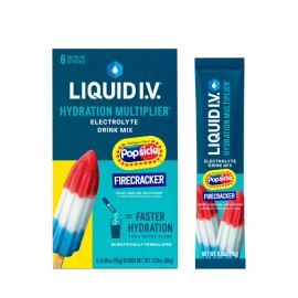 Liquid I.V. Hydration Multiplier Electrolyte Drink Mix Popsicle Firecracker