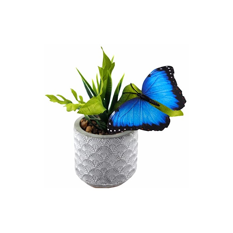BWG Garden Clip On Butterflies - Plastic 13cm Wing (Set