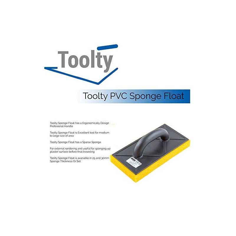 Toolty PVC Sponge Float - 280 x 140mm - Sparse