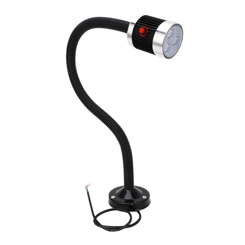 Round Magnetic Base Gooseneck Light Industrial LED CNC Machine Tool