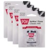 POH Hilo dental sin encerar, 100 yardas, paquete de 4