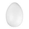 Ideen mit Herz Plastic Eggs with Hole Magic Foil Easter Spring Decoration 14 cm High Diameter 9.5 cm White Pack of 4