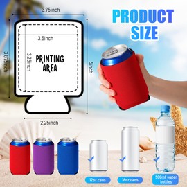Sunnyray 150 Pack of Beer Can Coolers Bulk, Blank Stlyle, Colorful