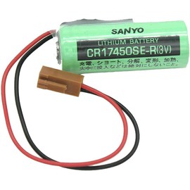 DZYZWSGFCLJX [10 Pack] 3V 2500mAh CR17450SE-R Non-Rechargeable PLC Battery for FANUC A98L-0031-0012 CNC System