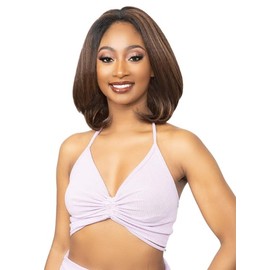 Janet Collection Remy Illusion Easy N Swift Doha Half Wig - Prime Unimix - Forehead Cap - Deep & Wide Comb (4)