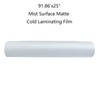 WYDDDARY 1 Roll 1102X25'' Mist Surface Matte Cold Laminating Film