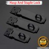 Security Hasp Lock Device Door Lock Hasp Stainless Steel Security