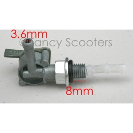 Fancy Scooters Coleman BK150, BK200, GoKart Fuel Valve