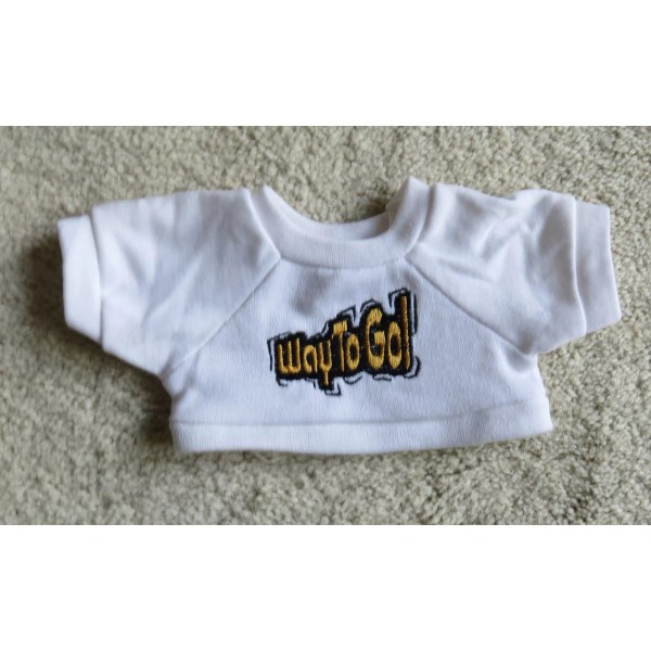 Unbranded Graduation Way To Go T-Shirt NWT Fits Most 6-10"