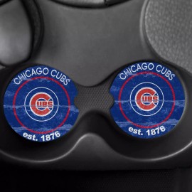 Unbranded Chicago Cubs Set of 2 Custom Car Coasters