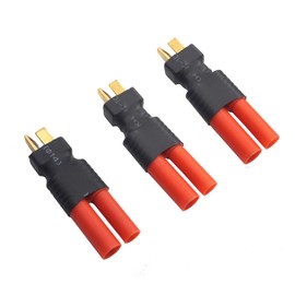 3Pack ShareGoo RC Deans T Plug Male to HXT 4.0mm Female Plug HXT Adapter for RC Car FPV Boat LiPo NiHM Battery Charger ESC