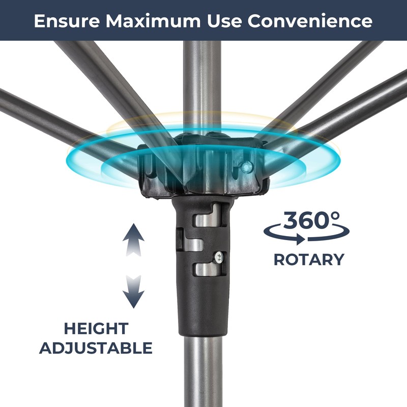 STO STO Portable Umbrella Clothesline, 82 Feet Rotary Drying Rack