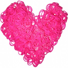 Yowamho 900 Rose Rubber Band with 24 S-clips and 1 Small Crochet, Elastic.