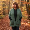 Knitting Pattern for Pocket Scarf, Chunky Yarn, Shoulder Warmer Scarf,
