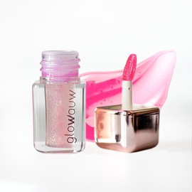 glowwauw Strawberry Lip Oil: Hydrating, High-shine, Vegan, Cruelty-Free, Tinted & Nourishing