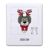 Azeeda 'Weihnachtshund' Schiebepuzzle (PZ00013800)