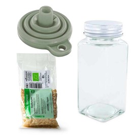 Spice Bottle + Funnel + Garlic Powder 40 g