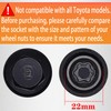 JEUCLEL E-Wheel Locking Nut Key Compatible with Toyota Models, Lexus,