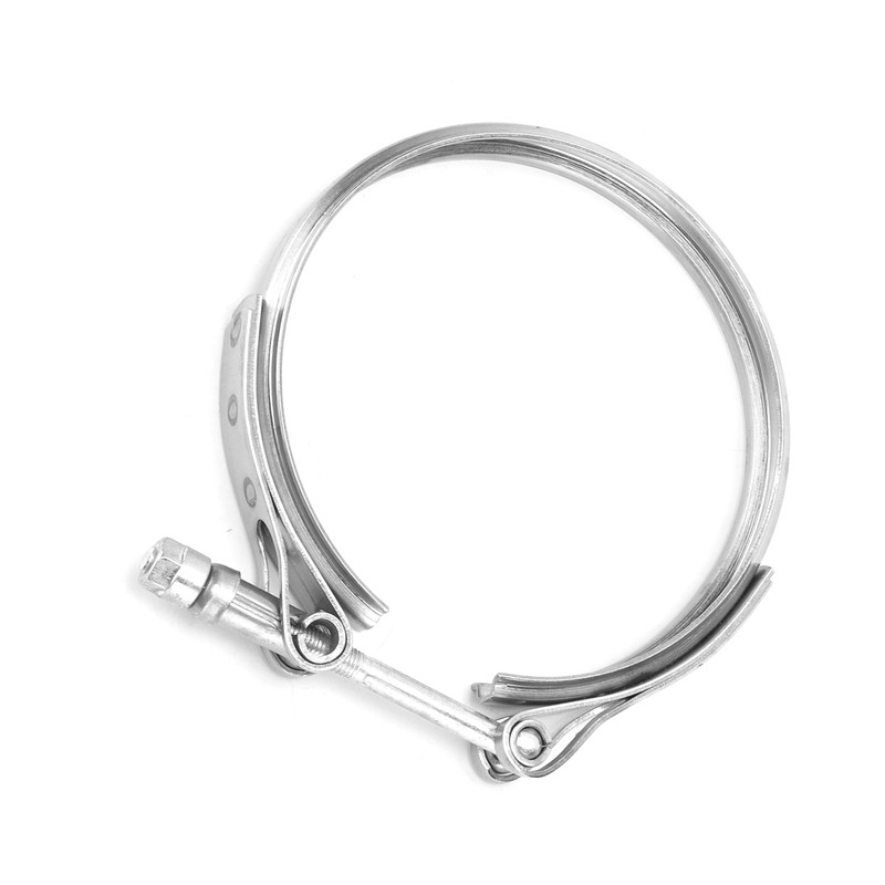 Car Turbocharger Exhaust V Band Clamp 186917 109‑114mm/4.3‑4.5in Replacement for