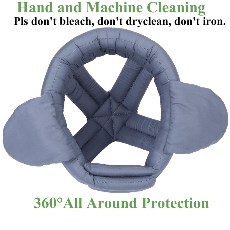 Thick Soft Elderly Protective Helmet, Special Needs Hat with Breathable,